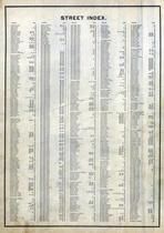 Index - Street 1, Bronx Borough 1904 Sections 9, 10, 11, 12 and 13
